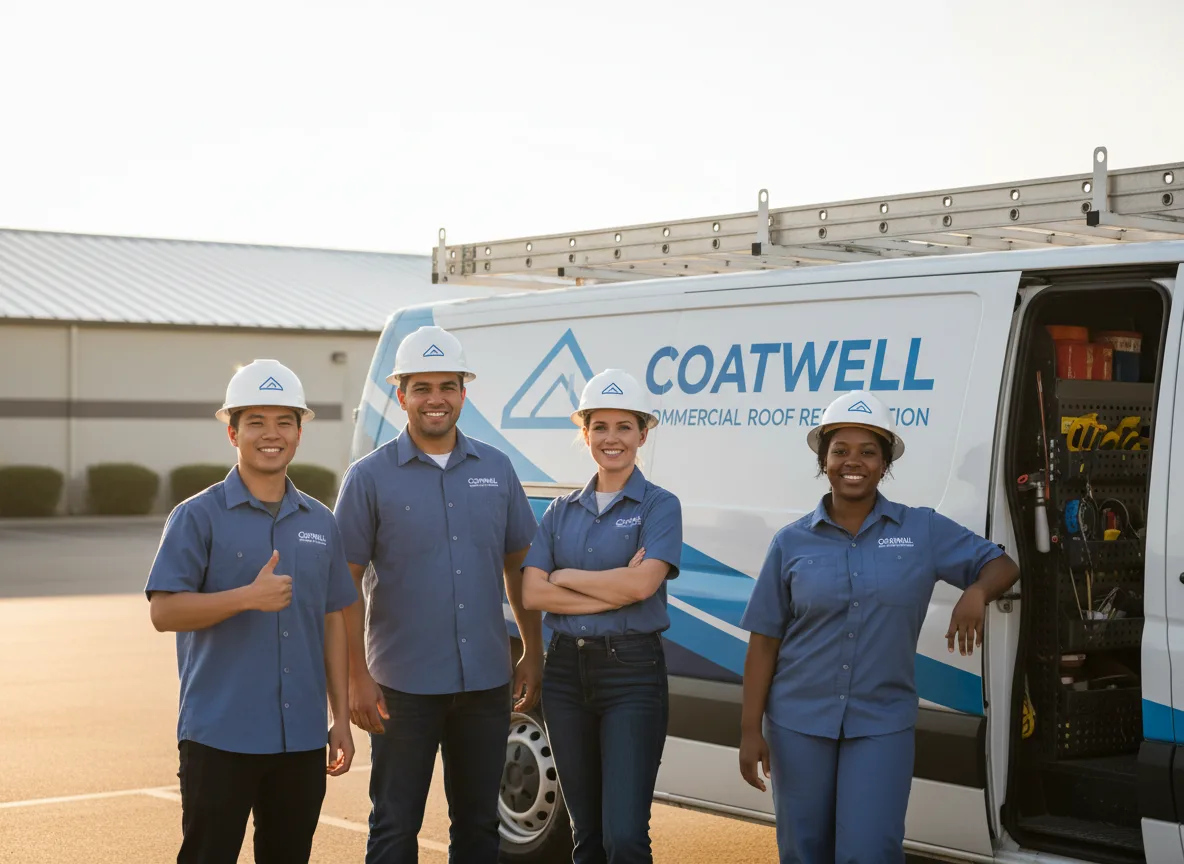 Commercial roof coating company in Bush, LA